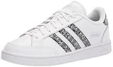 adidas Women's Grand Court SE Tennis Shoe, White/Black/Matte Silver, 10.5 | Amazon (US)