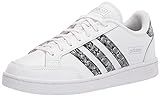 adidas Women's Grand Court SE Tennis Shoe, White/Black/Matte Silver, 10.5 | Amazon (US)