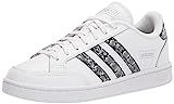 adidas Women's Grand Court SE Tennis Shoe, White/Black/Matte Silver, 10.5 | Amazon (US)