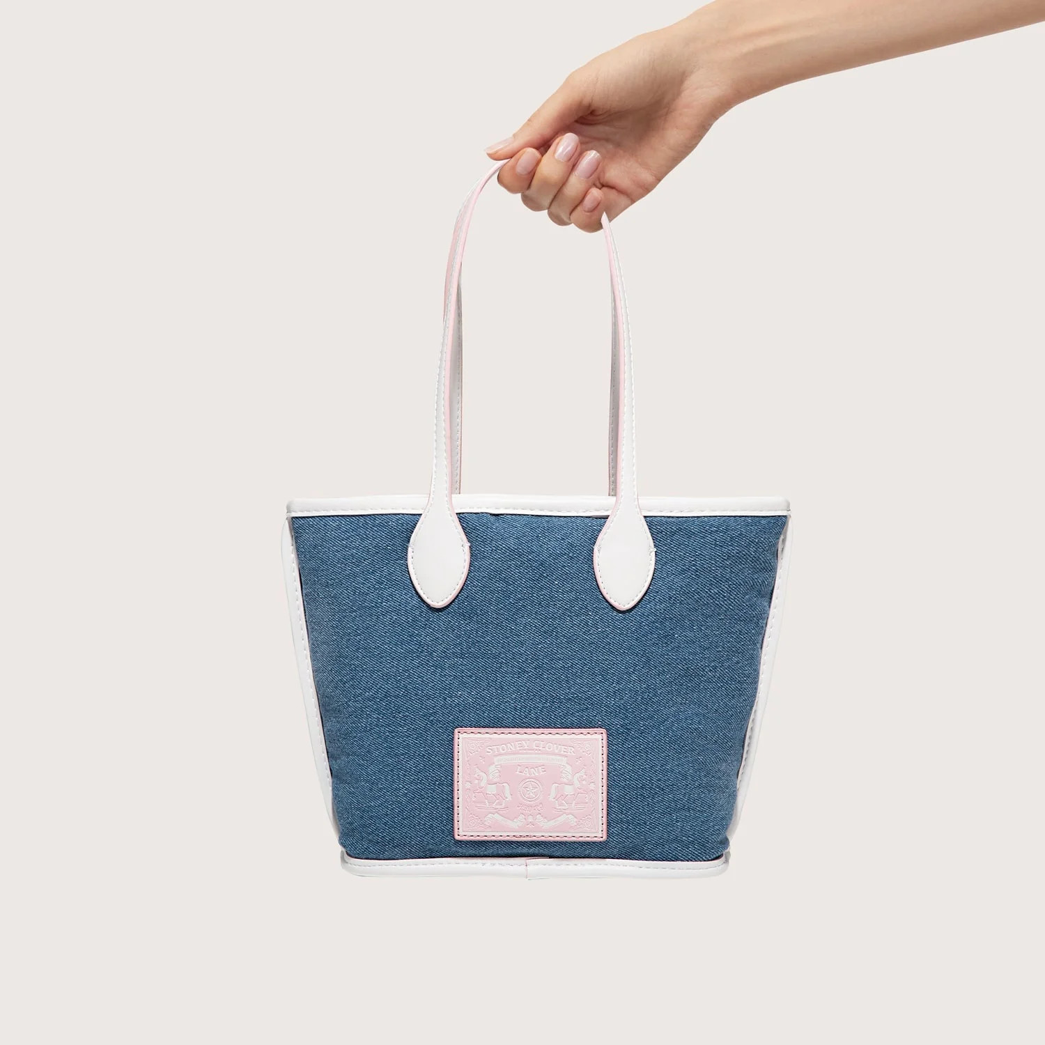 Kendall Denim Little Tote Bag - Customize | Stoney Clover Lane | Stoney Clover Lane