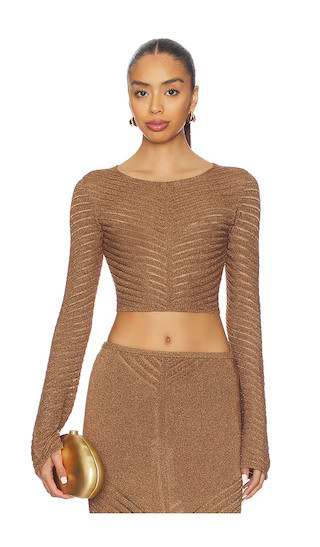 Raya Metallic Top | Revolve Clothing (Global)