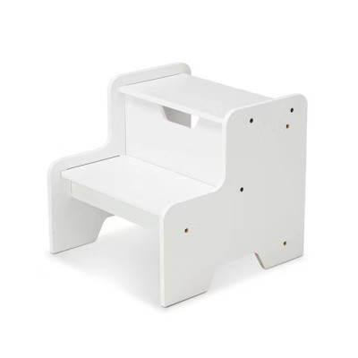 Melissa & Doug Kids Wooden Step Stool - White | Target