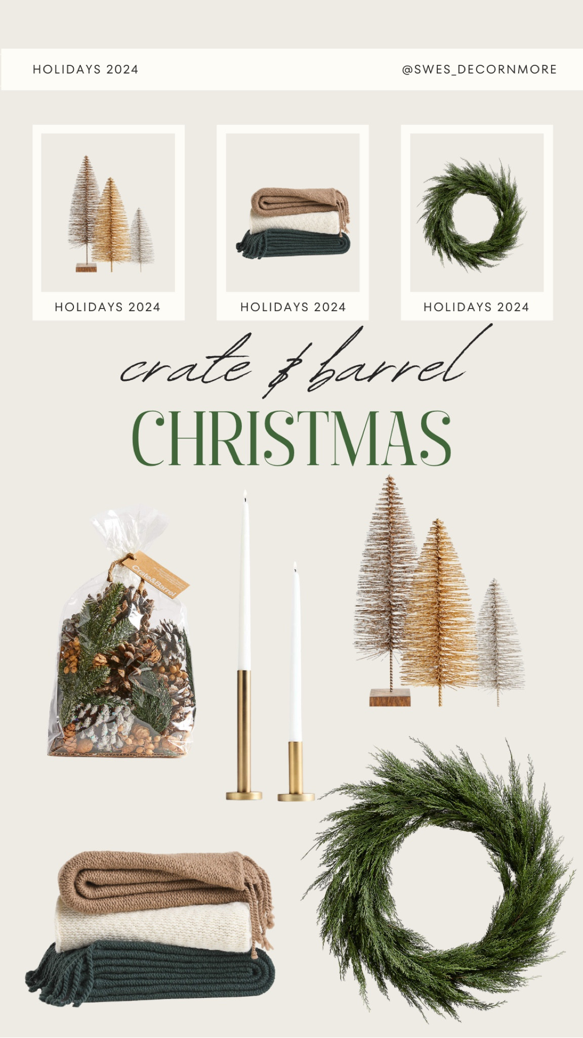 Crate & Barrel’s Christmas decor is all about timeless style with a festive twist! 

#LTKHoliday #LTKSeasonal #LTKStyleTip