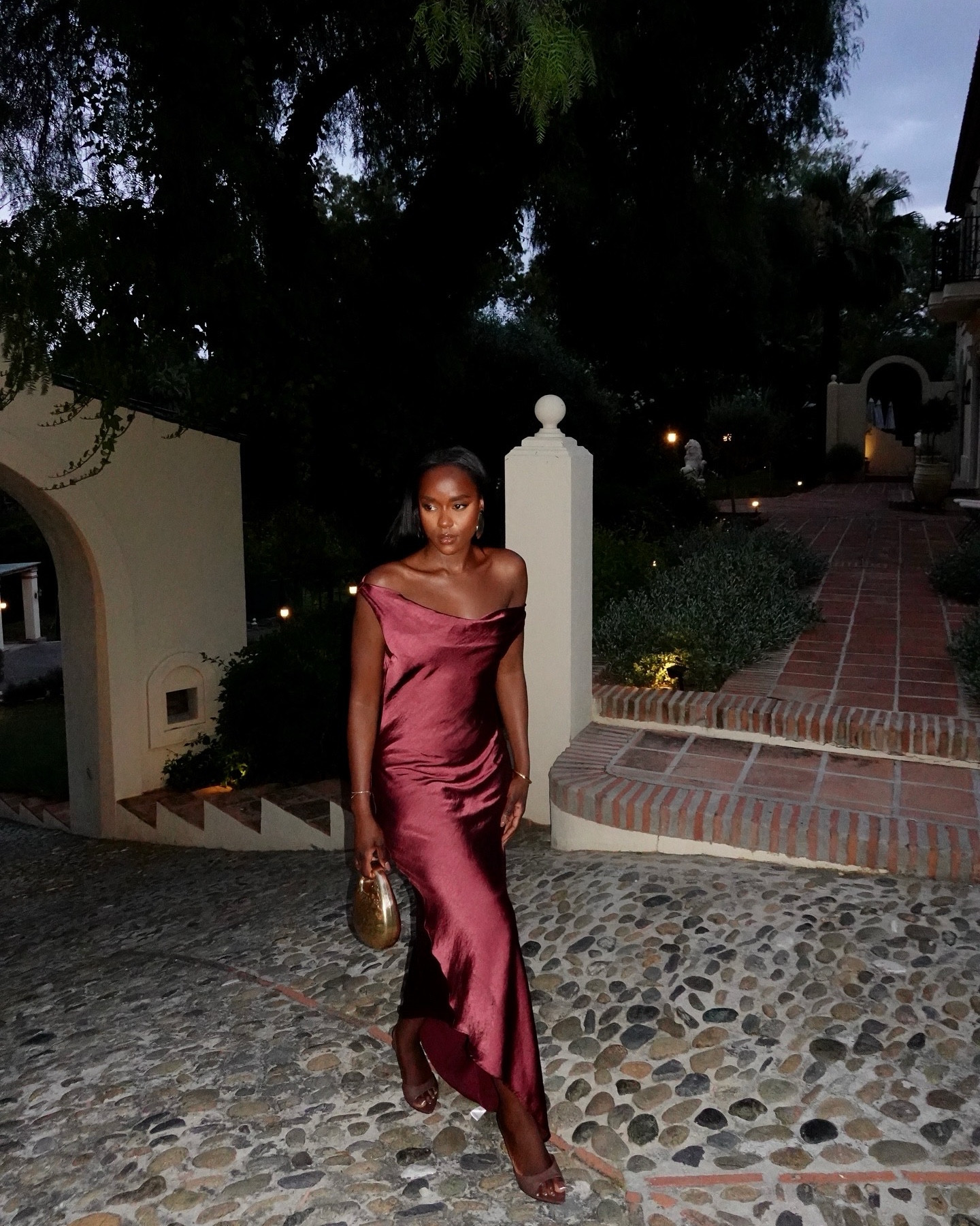 Golden night dinner in Marbella, wearing slinky maxi satin dress (comes in so many colours) 

#LTKcurves #LTKdresses #LTKsummer