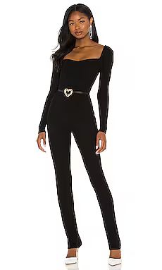 Lovers and Friends Cara Knit Jumpsuit in Black from Revolve.com | Revolve Clothing (Global)