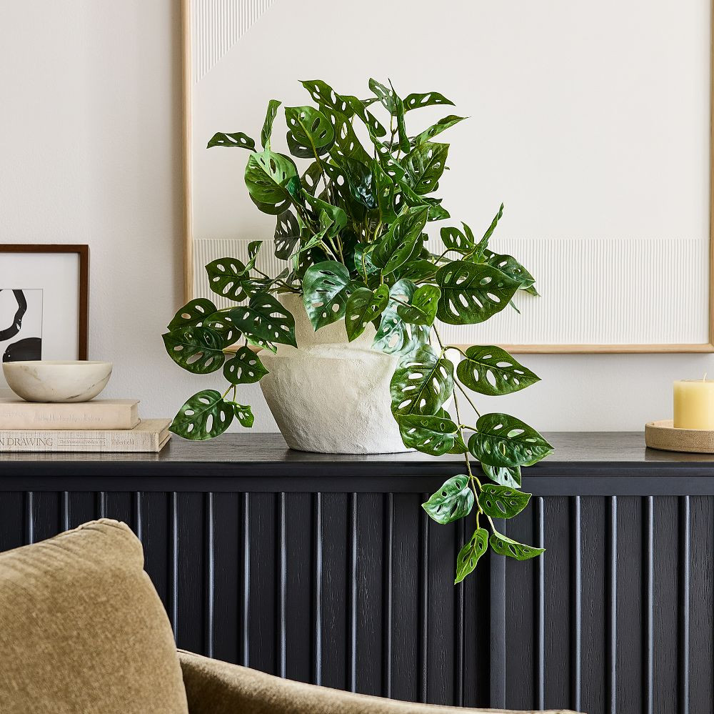 Faux Potted Trailing Monstera Plant | West Elm (US)