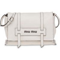 Miu Miu Grace Lux shoulder bag - White | Farfetch EU