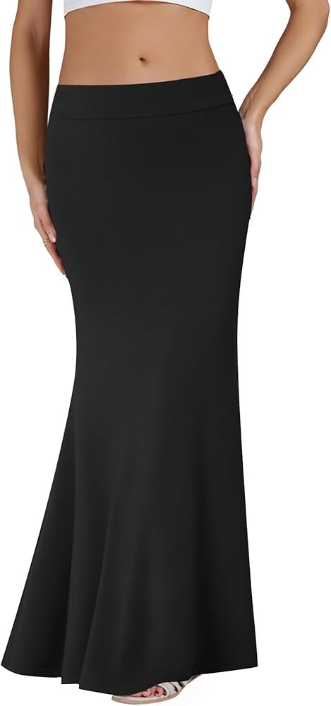 KIFOVEN Women's Casual Striped Print High Waist Maxi Long Pencil Skirt | Amazon (US)