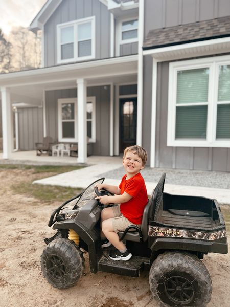 Cruising into Friday with my little man. Can’t believe he will be 3 in just two weeks! Where has the time gone? He is obsessed with his tractor, every day after school he rides this til sundown and dinner time 🥰 

🔗 Linked Tractor 🚜 

#LTKfamily #LTKGiftGuide #LTKkids