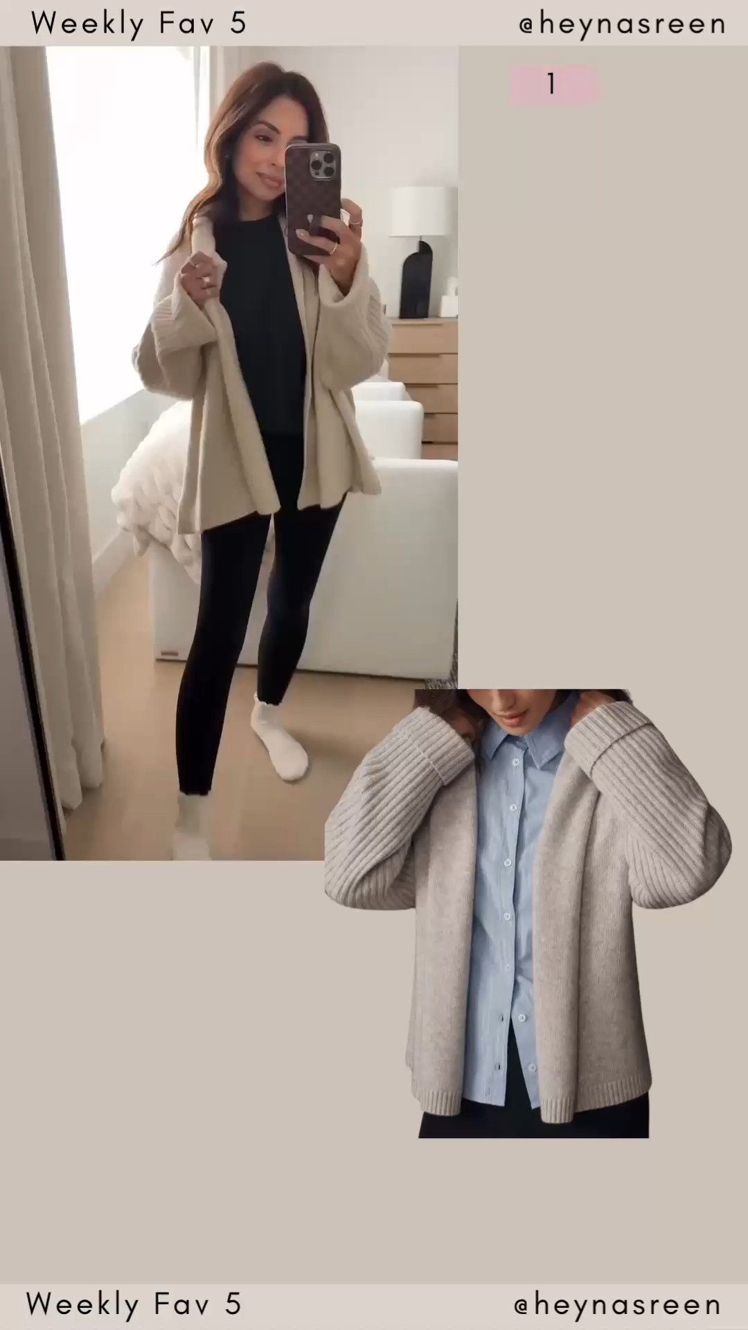 Fav 5 #1: Wearing the XS/s in the softest cardigan ever! 

#LTKootd #LTKPetite