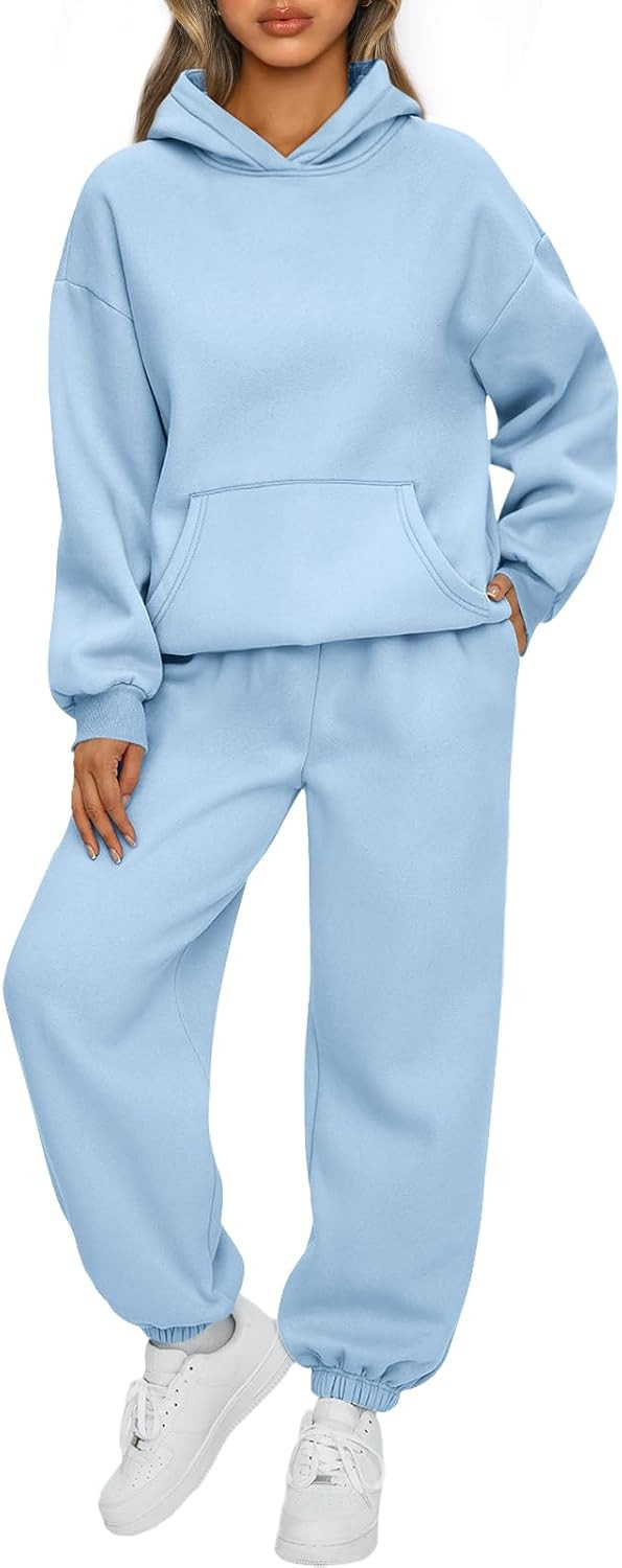 AUTOMET Womens 2 Piece Lounge Sweat Sets Fall Fashion Matching Sweatsuits | Amazon (US)