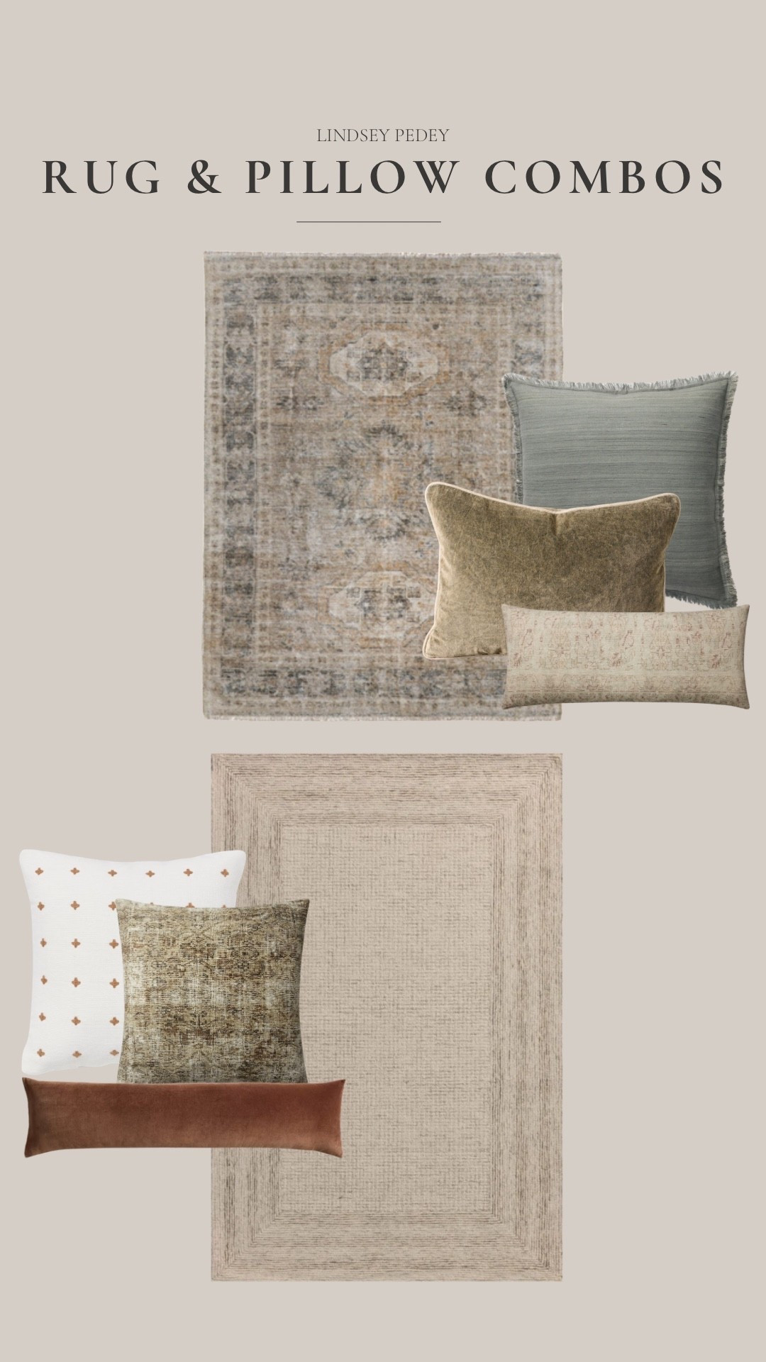 Rug and pillow combos!

Area rug, throw pillows, living room, bedroom, decor, rug, neutral decor

#LTKHome #LTKSeasonal