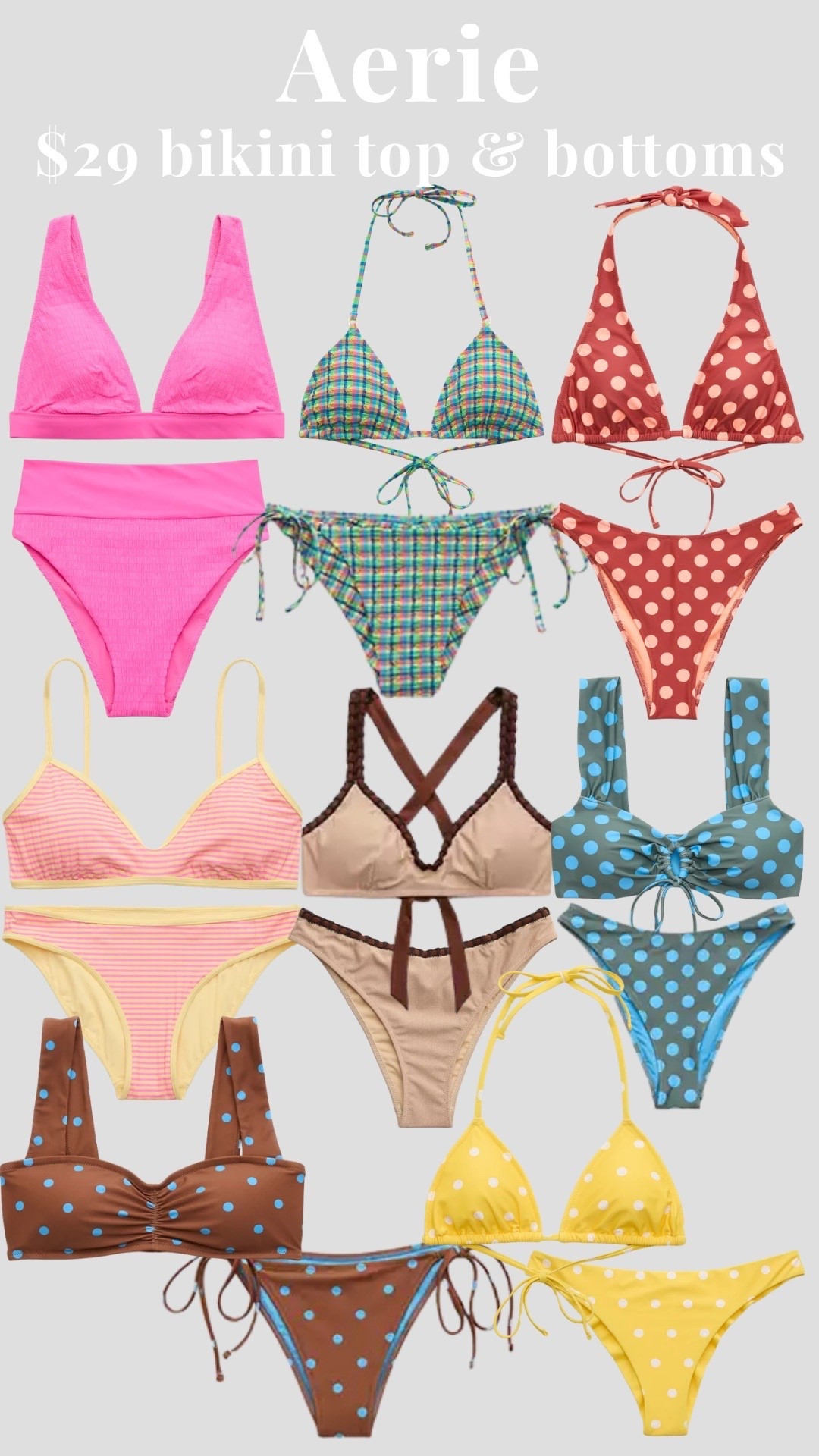 Aerie swimwear on sale 😍 

#LTKSaleAlert #LTKgrwm #LTKSwim