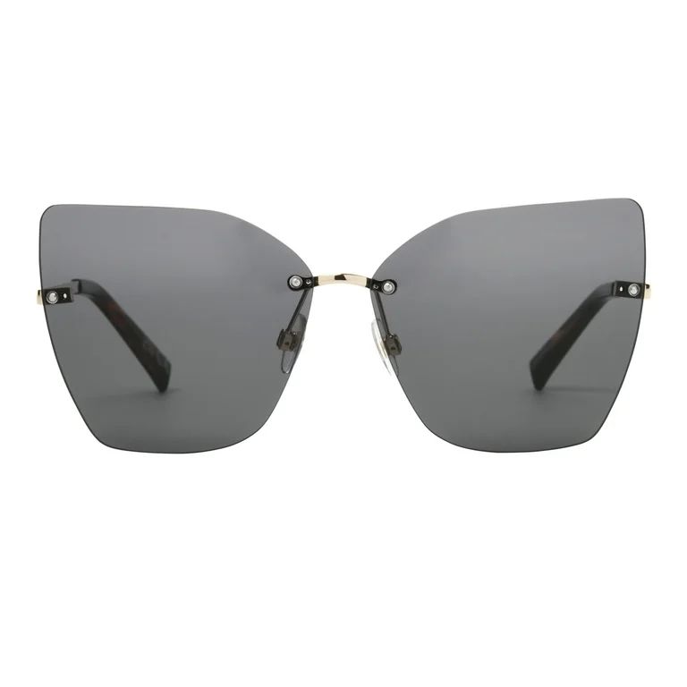 Time and Tru Women's Cateye Gold Sunglasses | Walmart (US)
