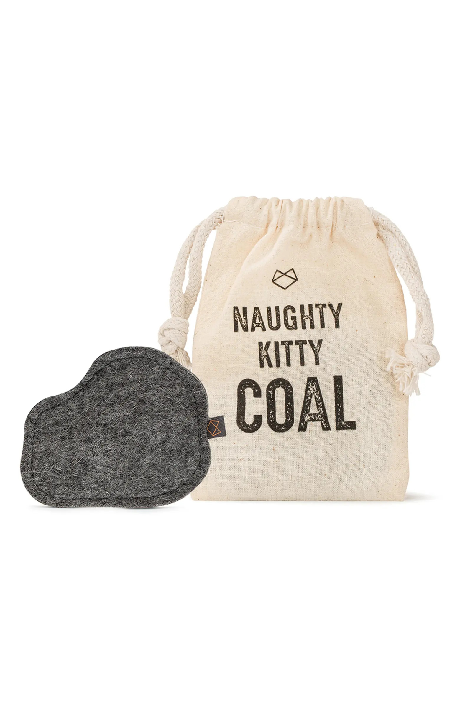Naughty Kitty Coal Catnip Toy | Nordstrom