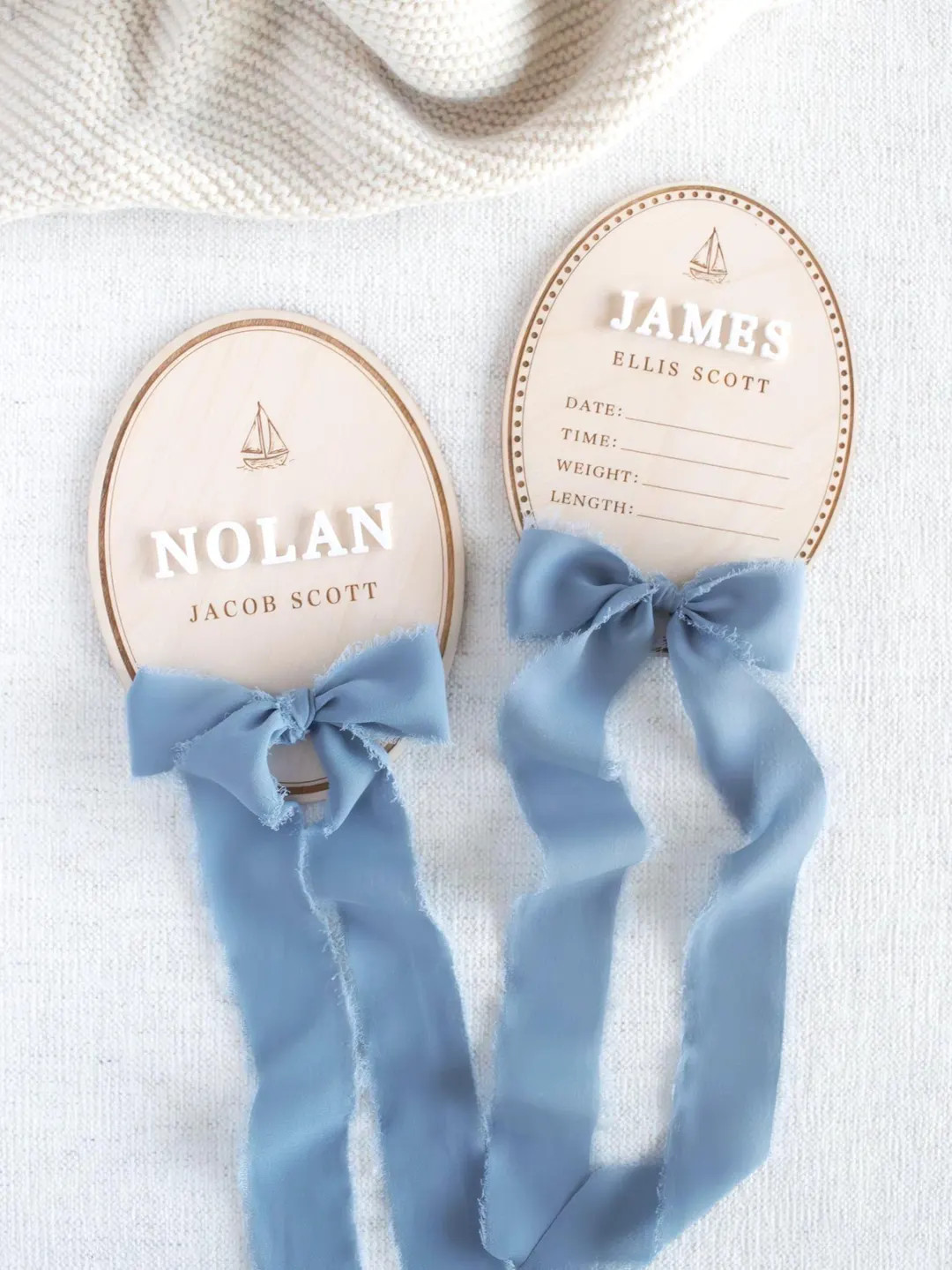 Baby Announcement Sign: Nautical, Coastal, Maritime Themed Nursery with Sailboat and Lighthouse | Etsy (Global)