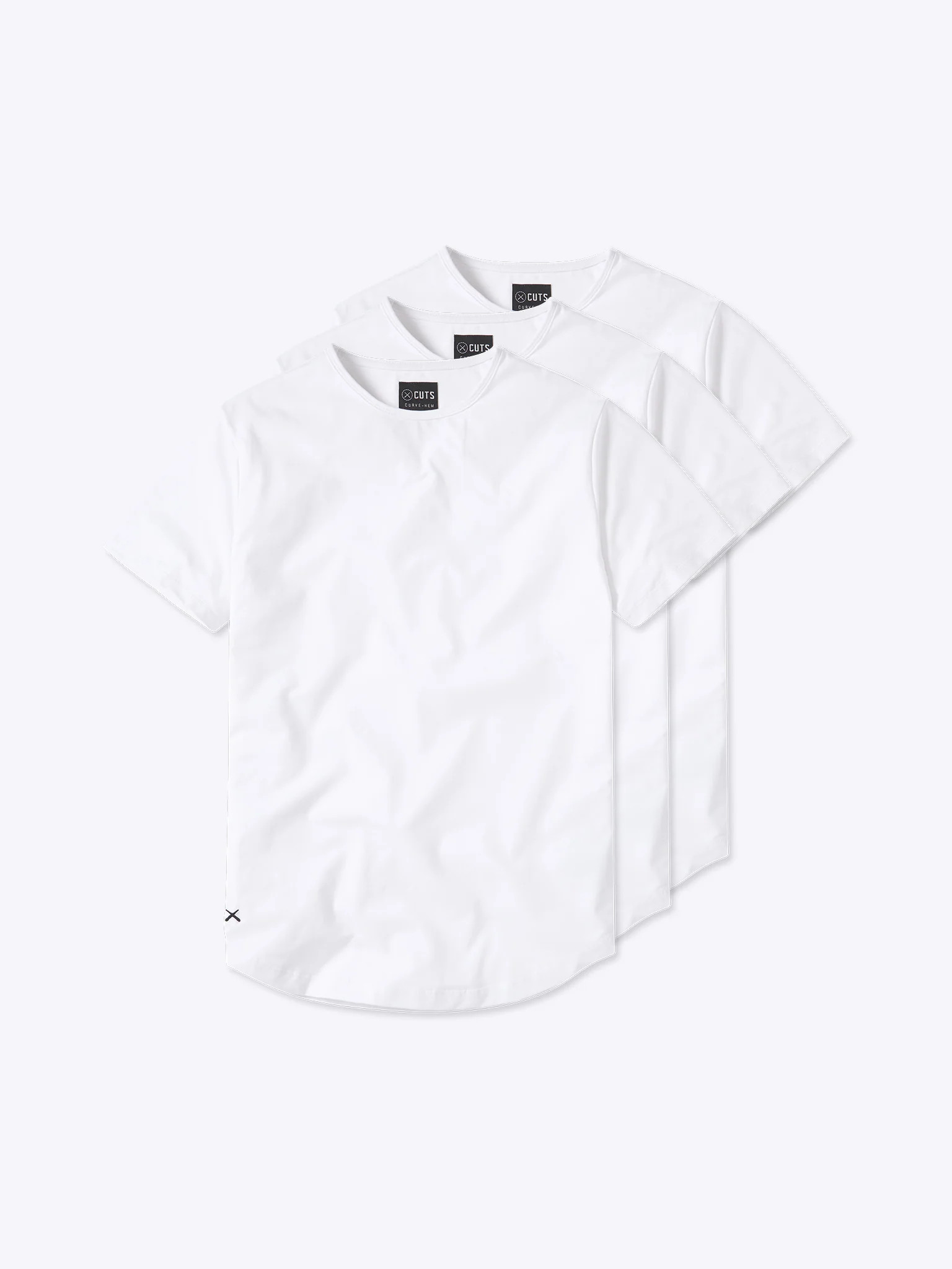 AO Curve-Hem Tee 3-Pack | Cuts Clothing Inc.