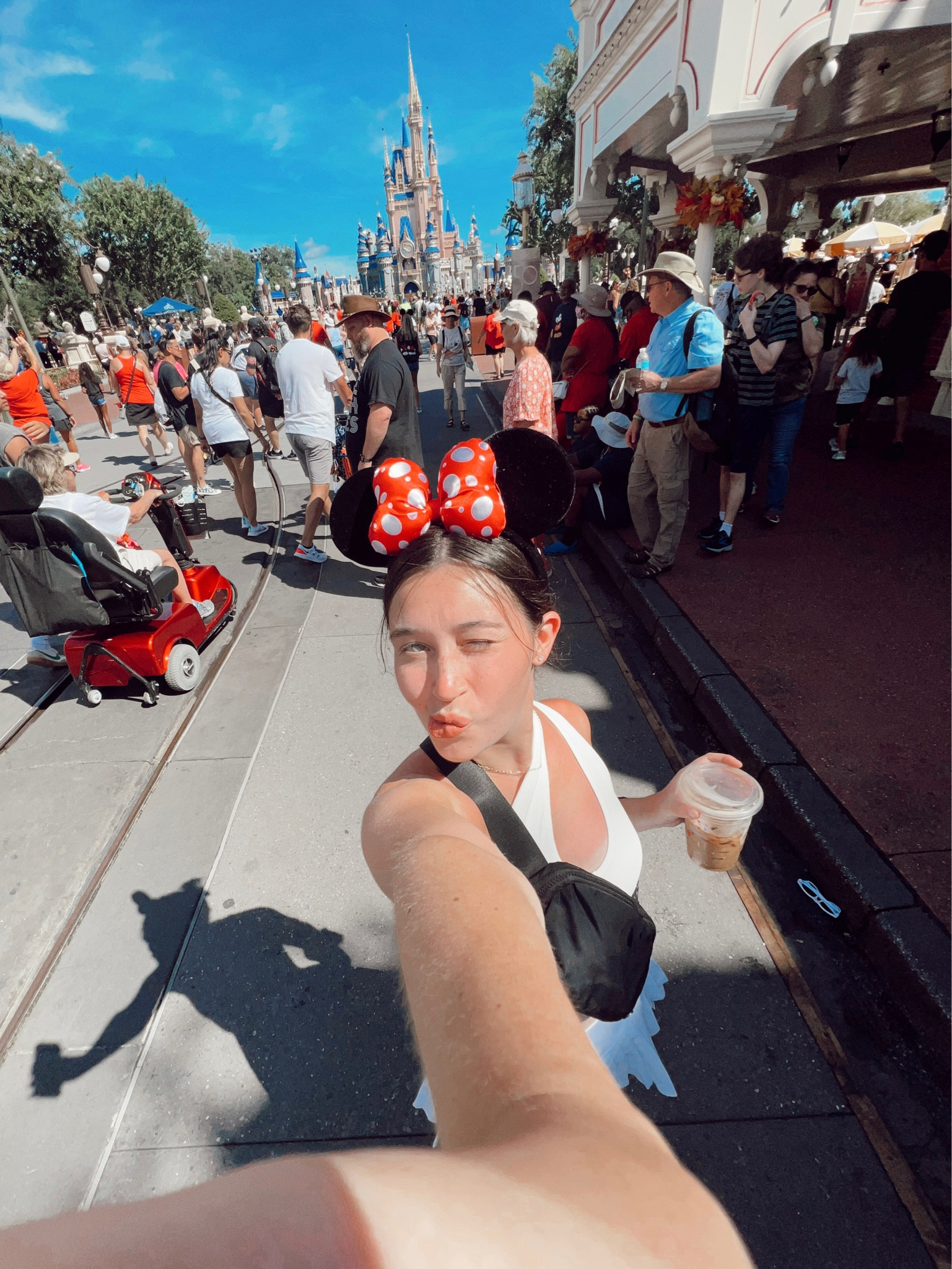 magic kingdom outfit! disney world outfit ideas, athleisure outfit, white tennis skirt, white tank top, classic minnie ears, that girl disney edition! 


#LTKtravel #LTKfit #LTKunder50