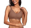 Vertvie Women's Seamless Bras No Underwire Scalloped Push Up Bras Soft Wireless Comfort Bralettes... | Amazon (US)