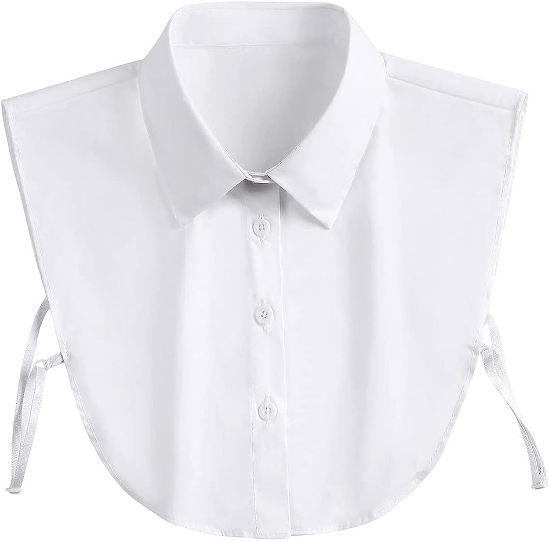 Shinywear Fake Collar Detachable Collar Blouse Dickey Half Shirts Peter Pan Collar | Amazon (US)