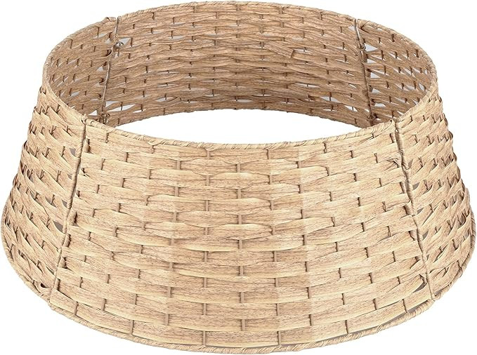 Christmas Tree Collar Basket, LordofXMAS Handwoven Plastic Ring for Artificial Christmas Trees De... | Amazon (US)