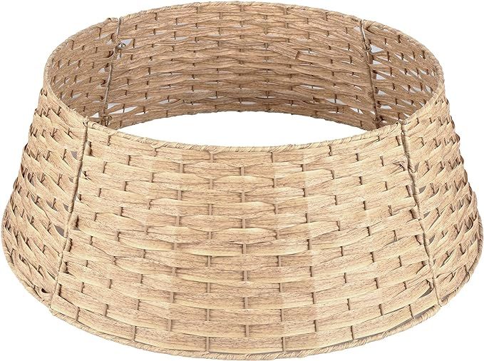 Christmas Tree Collar Basket, LordofXMAS Handwoven Plastic Ring for Artificial Christmas Trees De... | Amazon (US)