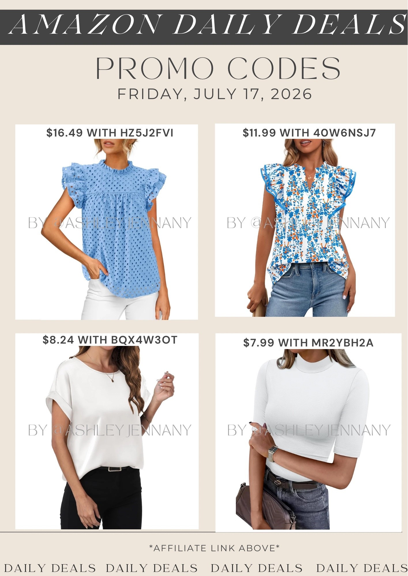 Amazon deals

#LTKSaleAlert #LTKMidsize #LTKootd