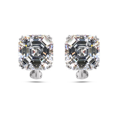 Square Studs with Vermeil (16 TCW) | Fantasia by DeSerio