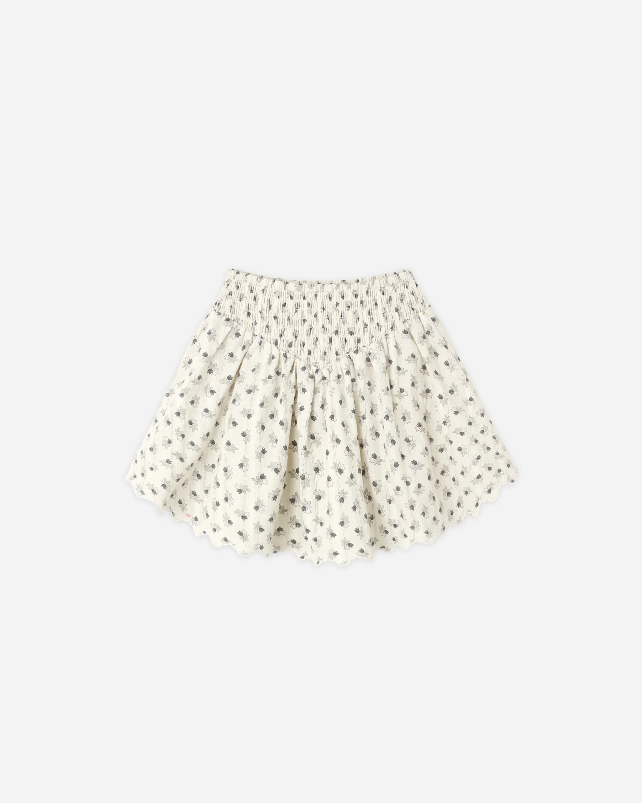 Smocked V Mini Skirt Vintage Fleur | Rylee + Cru