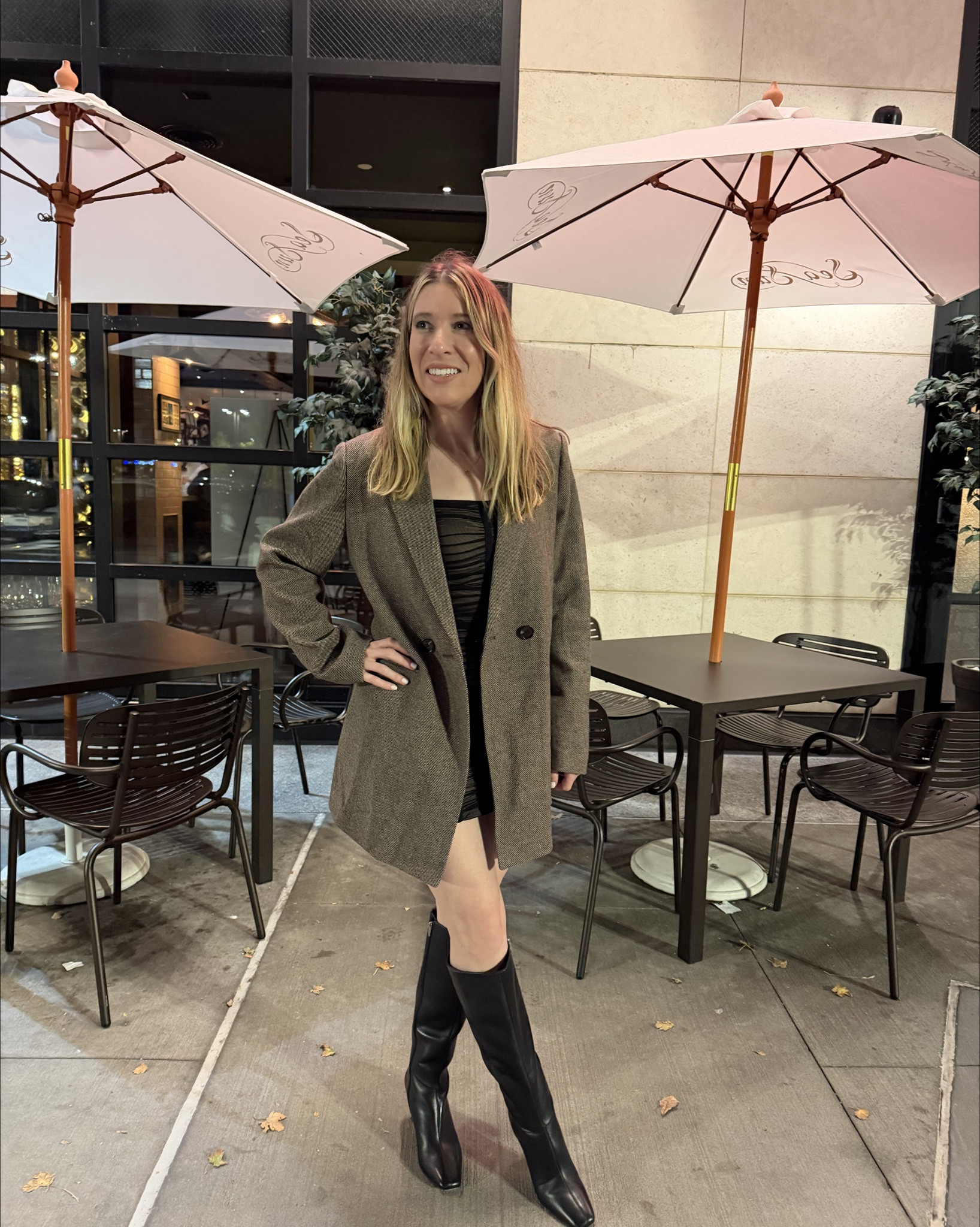 In loveee with the Belle & Bloom Kensington Oversize Double Breasted Wool Blend Coat. I’m wearing a Small but could have sized down for sure. 

Same dress, 8 years later. Who wore it better: old me or current me? Swipe to see the first time I wore it 😉

Fashion tip: This is why I like saving staple pieces that I can wear again, even if almost a decade later 🤭

#fashionblogger #fallfashiontrends #fallstyle #oversizedblazer #meshdress


#LTKSeasonal