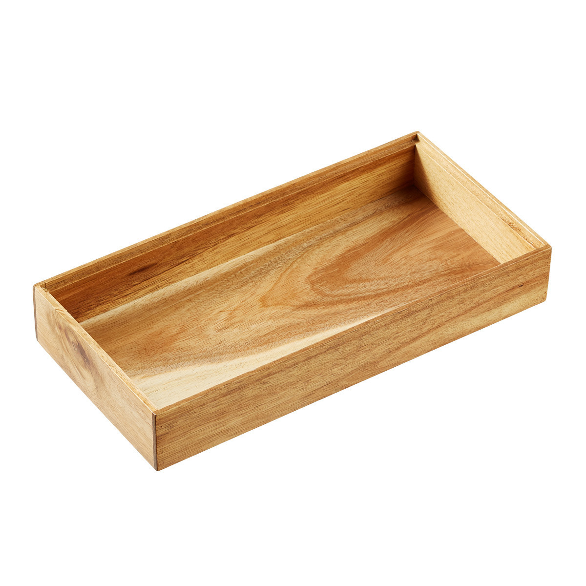 Rowan Stackable Acacia Drawer Organizers | The Container Store