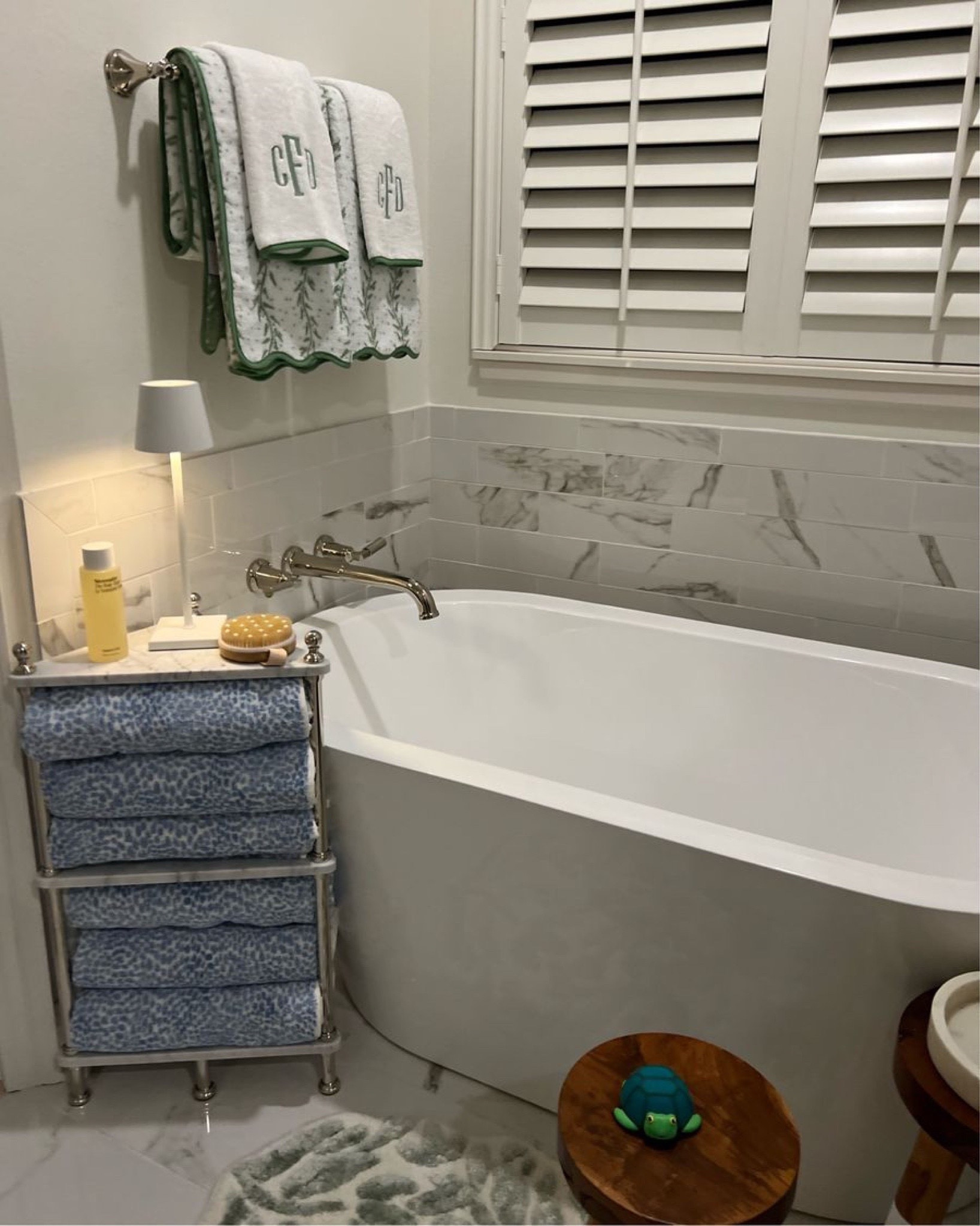 Weezie towels, Matouk, towel rack, bathroom storage, dip dye stools, Serena and Lily, Lucia bath mat, bathroom

#LTKhome #LTKstyletip #LTKsalealert