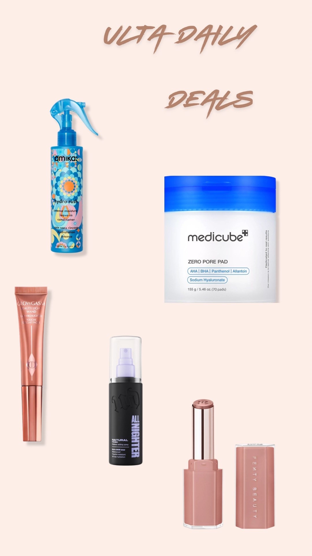 Can’t miss these 50% off @ulta daily deals! Stocking up now.  

#LTKSaleAlert #LTKSpringSale #LTKselfcare