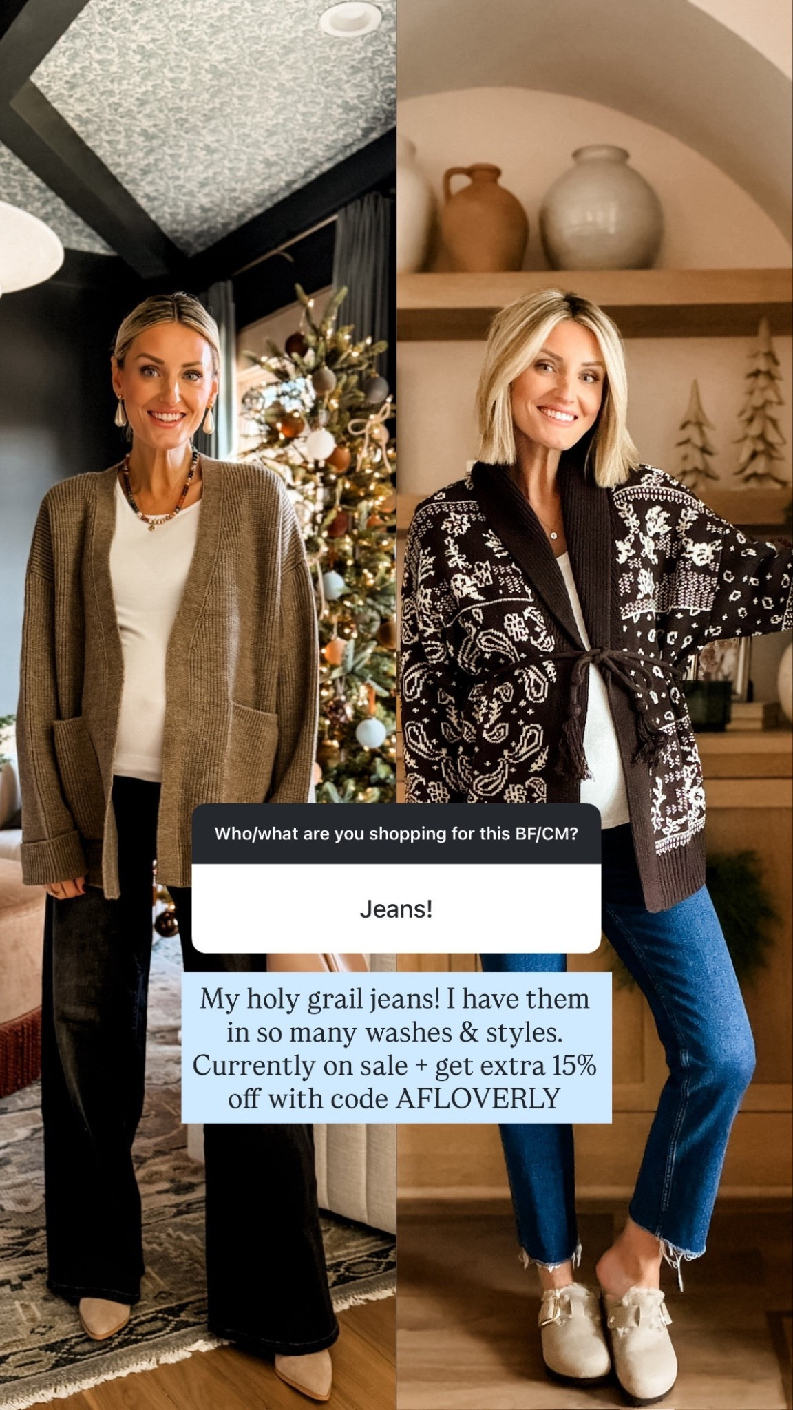 My holy grail favorite jeans are on sale for Black Friday cyber Monday! These are so comfy and flattering on everyone! Linking what I’m wearing & other favorites

Life with Loverly, Loverly grey, best jeans for women, Abercrombie
Denim sale, gift ideas for her

#LTKGiftGuide #LTKCyberWeek #LTKmomlife