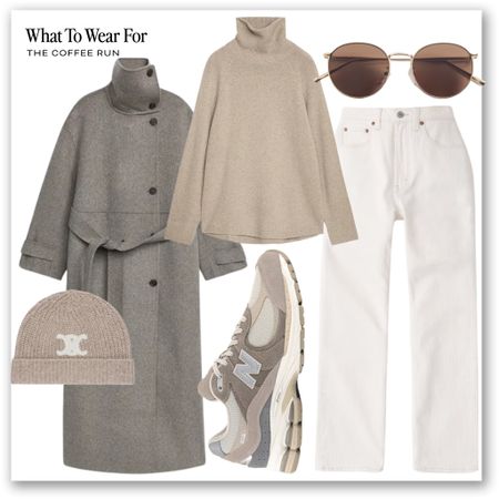 Styling white jeans 

Neutrals, arket, new balance trainers, wool coat, cashmere jumper, high street, winter, beanie 

#LTKeurope #LTKstyletip #LTKSeasonal