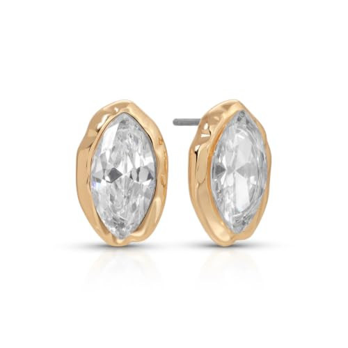 Ettika Crystal Luxe Mini Studs Earrings. Stud Earrings For Women. 18K Gold Plated Earrings. Jewelry, Gifts For Women | Amazon (US)