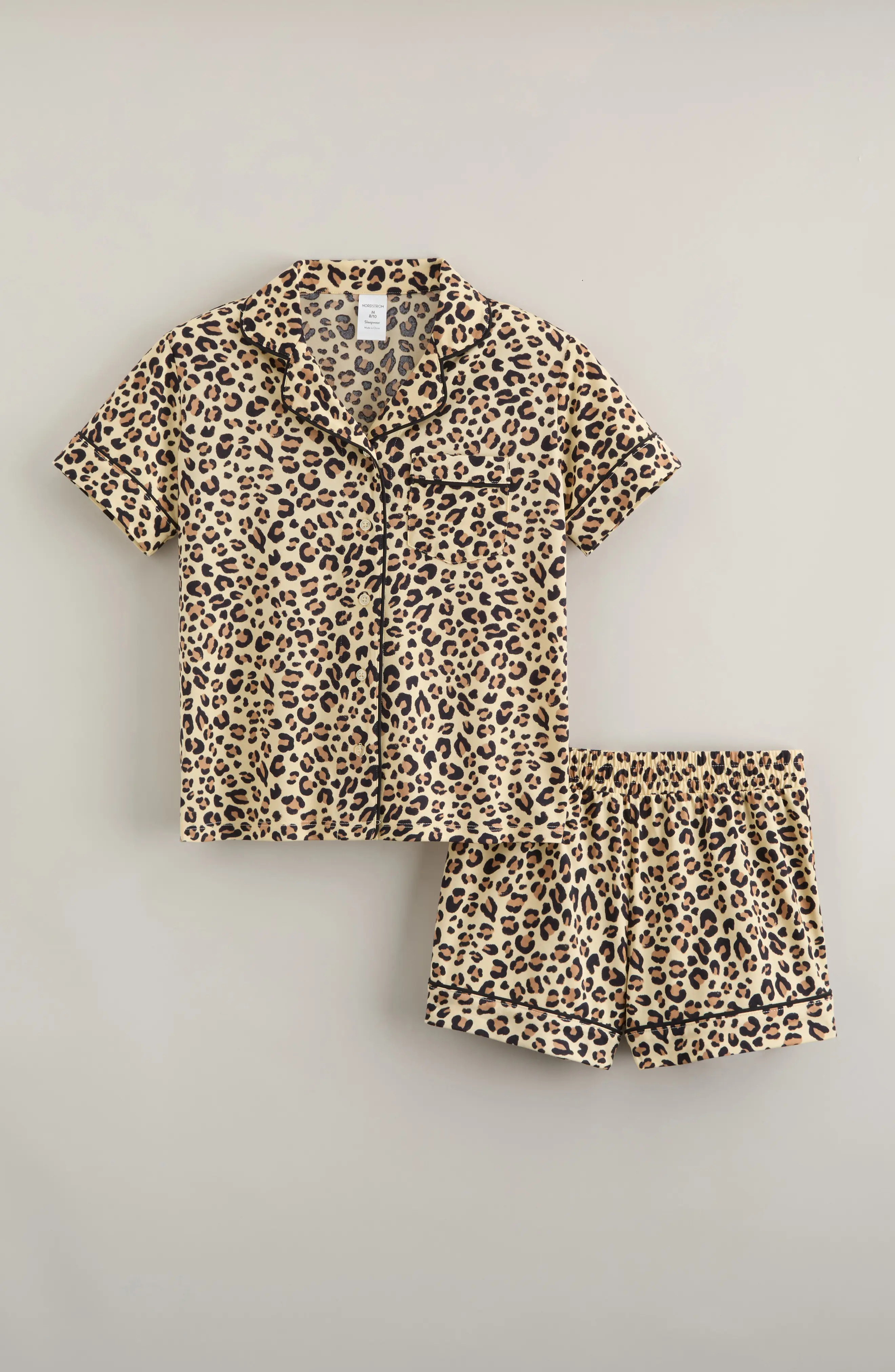 Nordstrom Kids' Short Pajamas in Blue Voyage Tatiana Dot at Nordstrom, Size Xl | Nordstrom