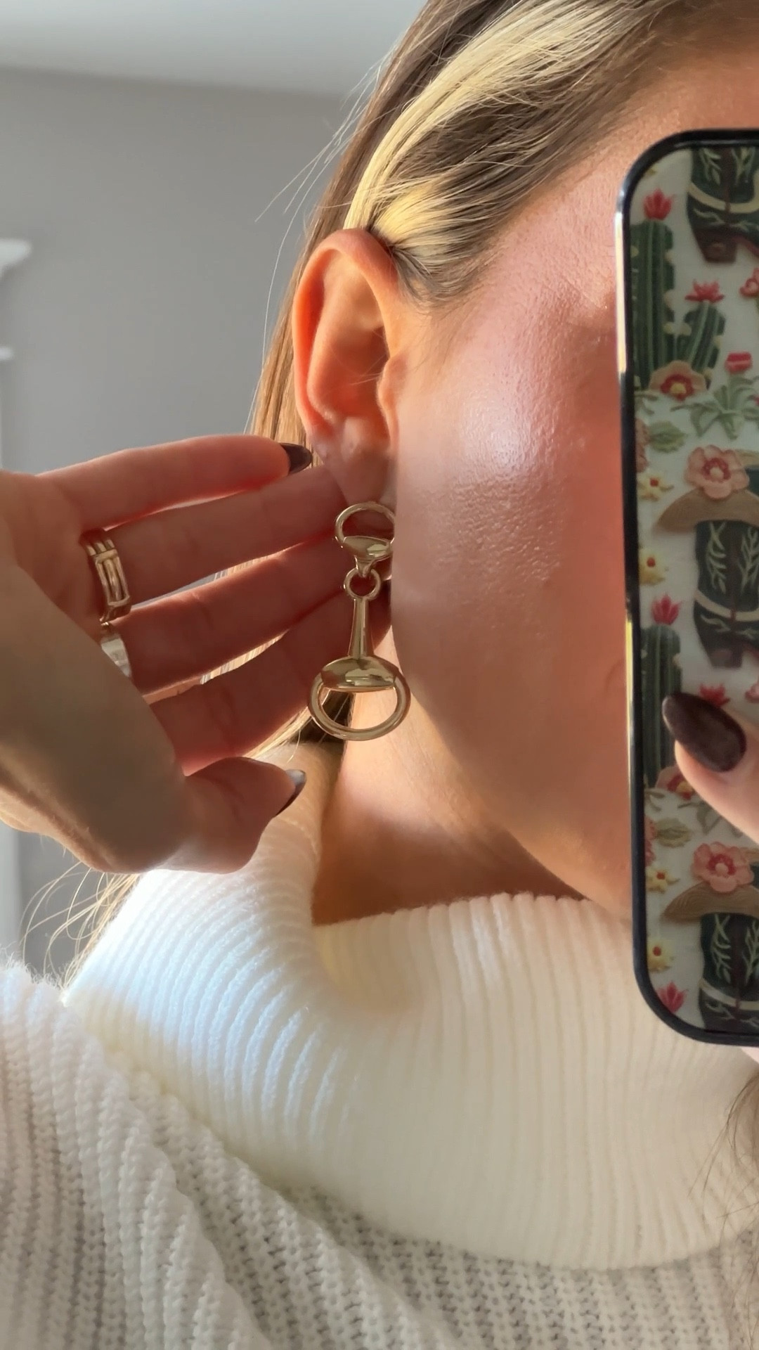 Horse bit earrings !! 🐴 #walmart #walmartfinds 

#LTKStyleTip #LTKFindsUnder50 #LTKBeauty