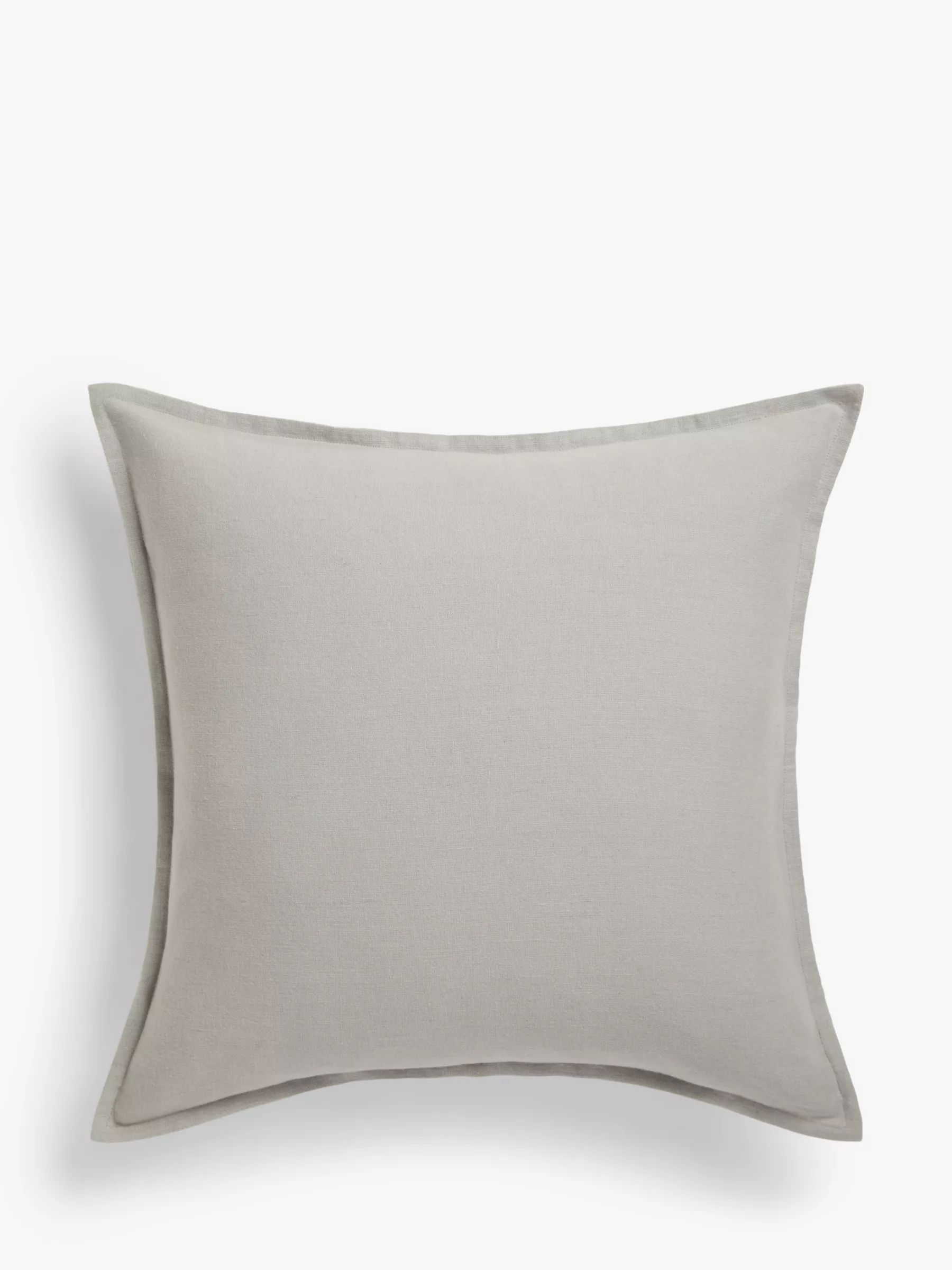 John Lewis ANYDAY Washed Linen Cushion Covers, Pack of 2, Cool Grey | John Lewis (UK)