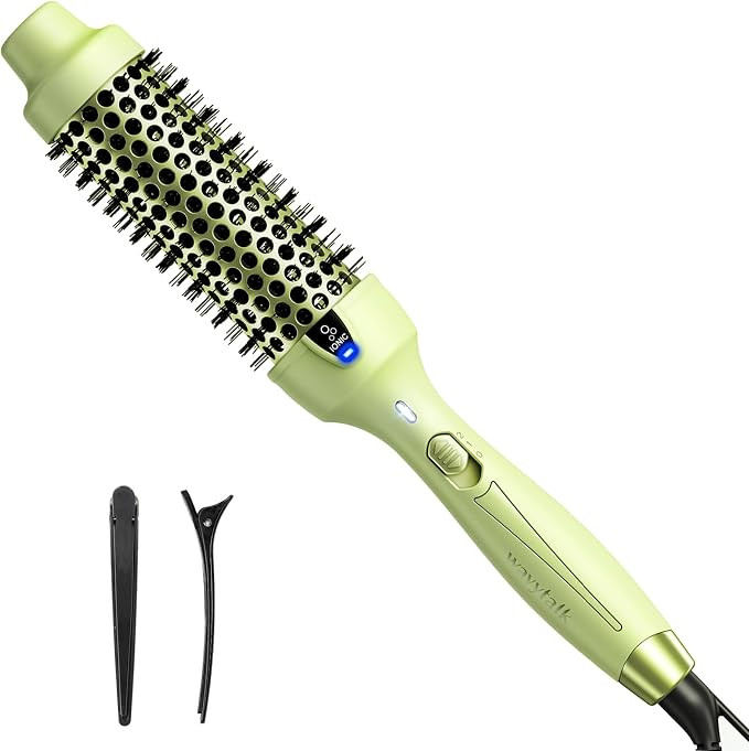 Wavytalk Thermal Brush, 1.5 Inch Ionic Heated Round Brush Creates Blowout Look Makes Hair Shinier... | Amazon (US)