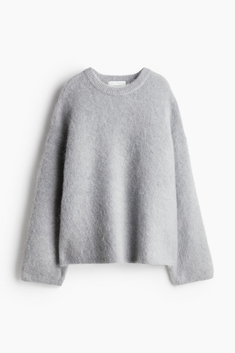 Oversized Mohair-Blend Sweater | H&M (US + CA)