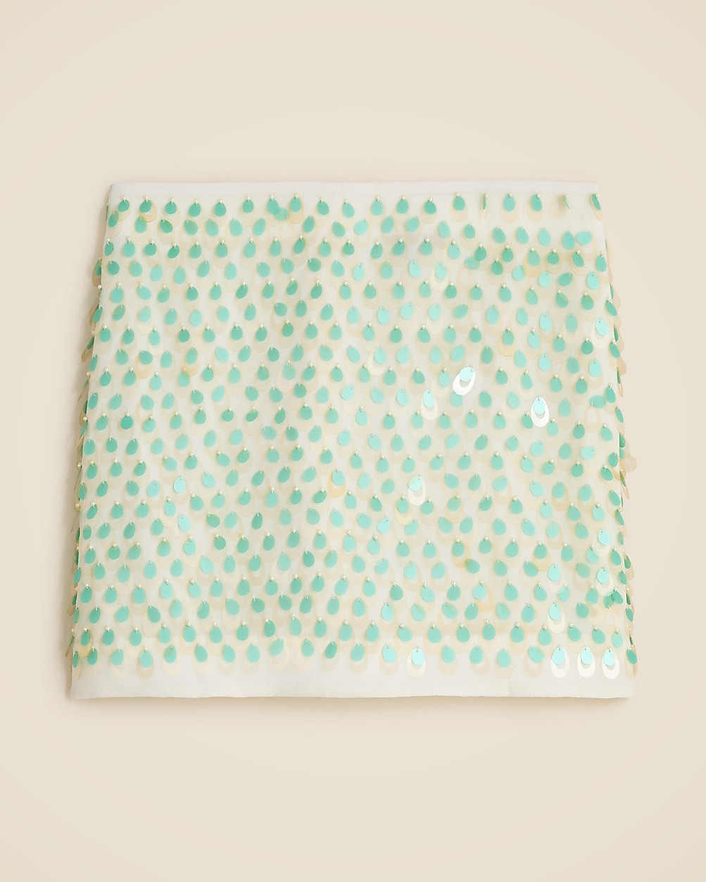 Collection teardrop sequin mini skirt | J. Crew US