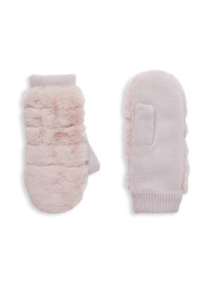 UGG Faux Fur Mittens on SALE | Saks OFF 5TH | Saks Fifth Avenue OFF 5TH