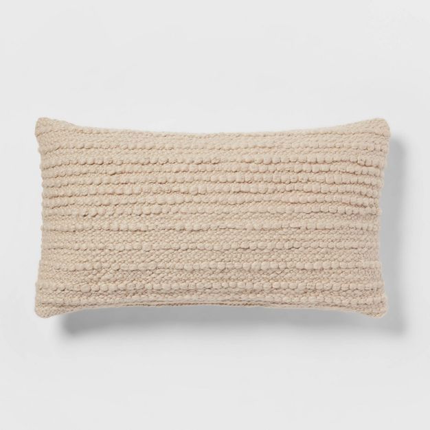 Oversized Textured Solid Throw Pillow - Threshold™ | Target