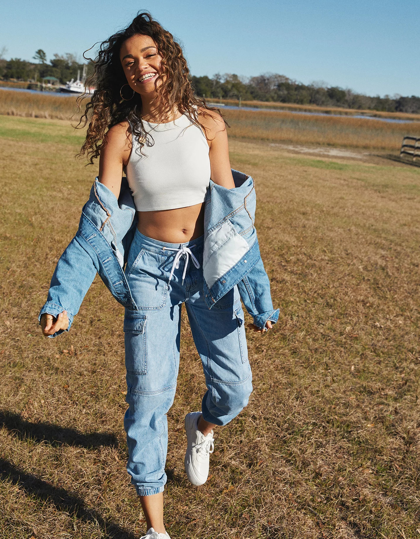 AE High-Neck Crop Tank | American Eagle Outfitters (US & CA)