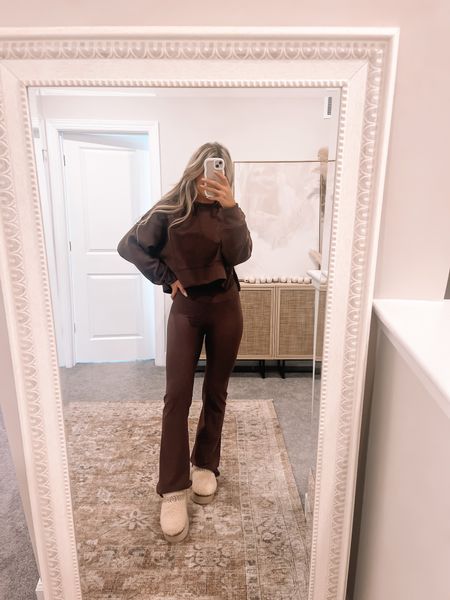 These pants are going FAST! They are truly so flattering and fit like a glove! I got a size medium and they fit TTS. Also you guys- time to grab these UGGs while they are available! 

#LTKSeasonal #LTKSale #LTKshoecrush