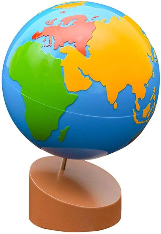 Montessori Globe - World Parts Science and Cultural Geography Materials Continental Globe and San... | Amazon (US)