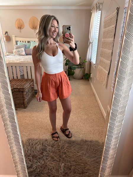 These shorts are so fun and comfy!! Amazon high waisted shorts. They are baggy and flare out. The perfect fit! 

#LTKunder50 #LTKFitness #LTKtravel