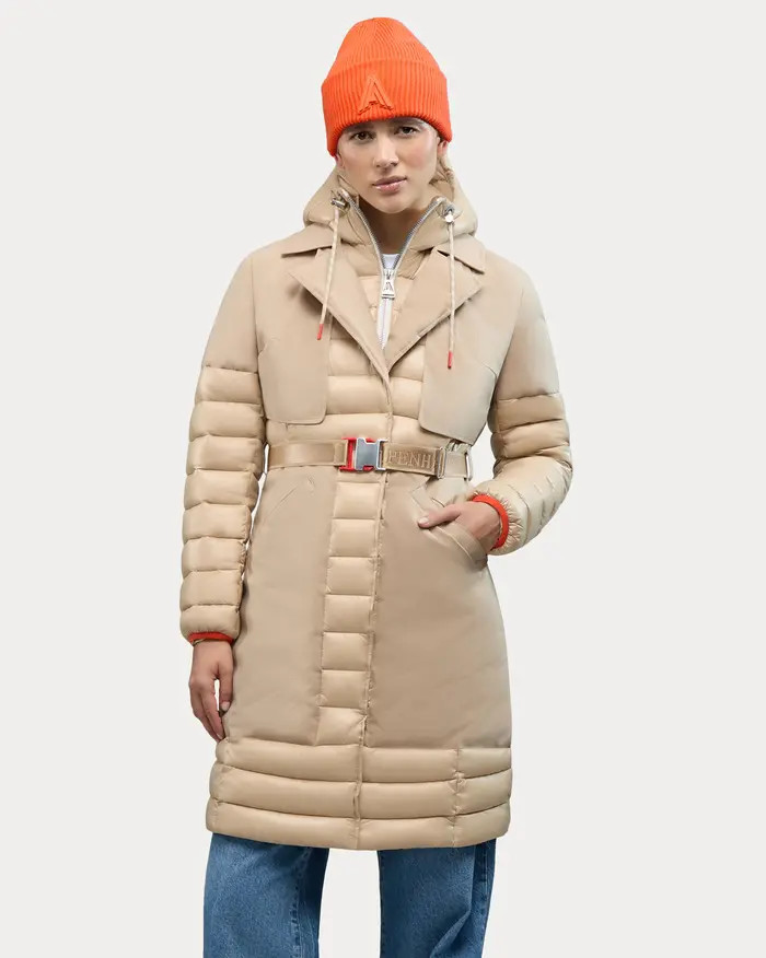 Alpenhaus Beaufort Mixed Media Insulated Trench Coat | Nordstrom | Nordstrom