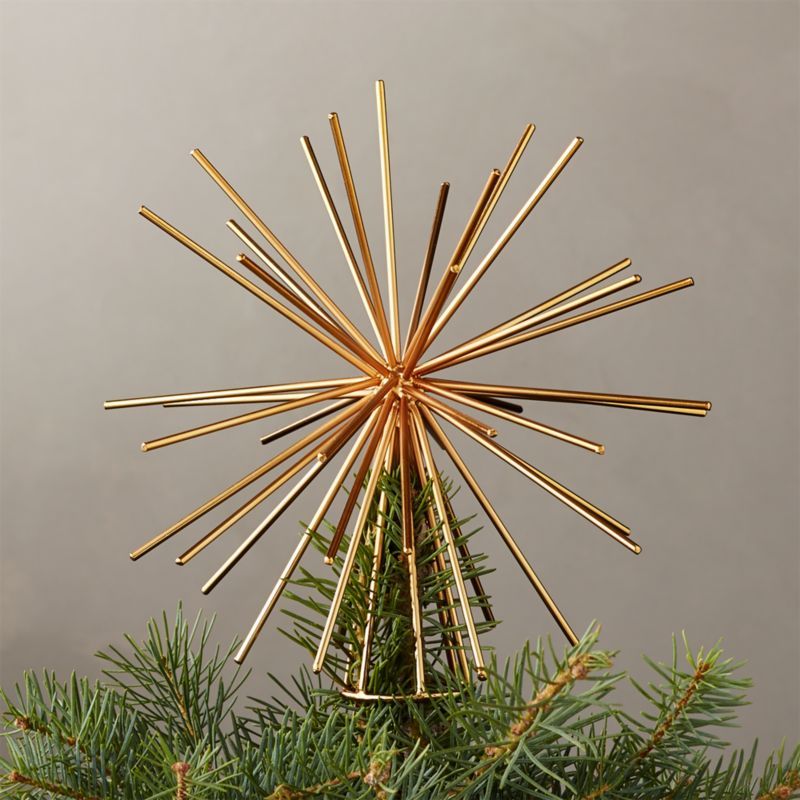 Burst Gold Tree Topper + Reviews | CB2 | CB2